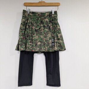 Running Skirts Super Duper Sweatwicking Blend Capri Skirts Camo Black Size 4